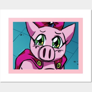 Magical Sailor Piggy Posters and Art